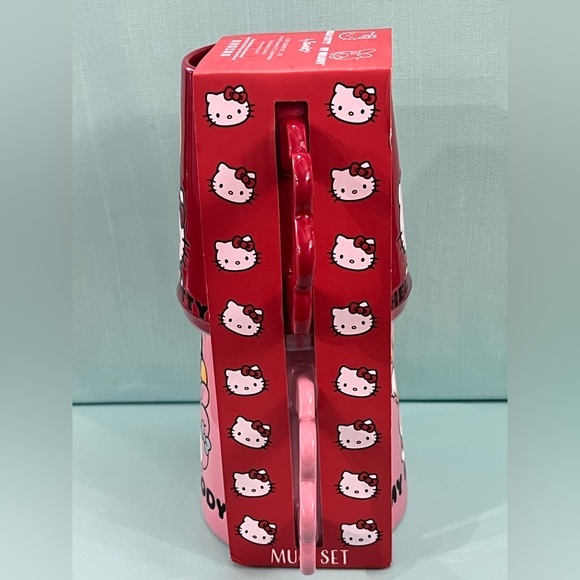 Sanrio Hello Kitty and My Melody Red Mug - Picture 2 of 5